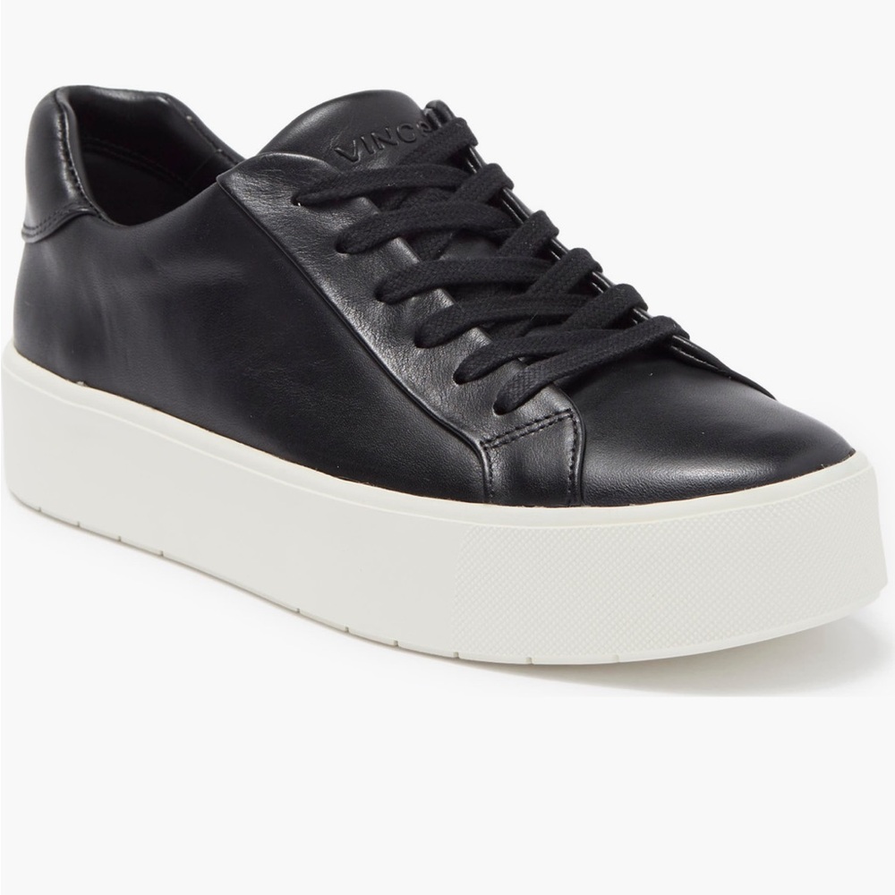 VINCE Benfield Leather Platform Sneakers size 7.5